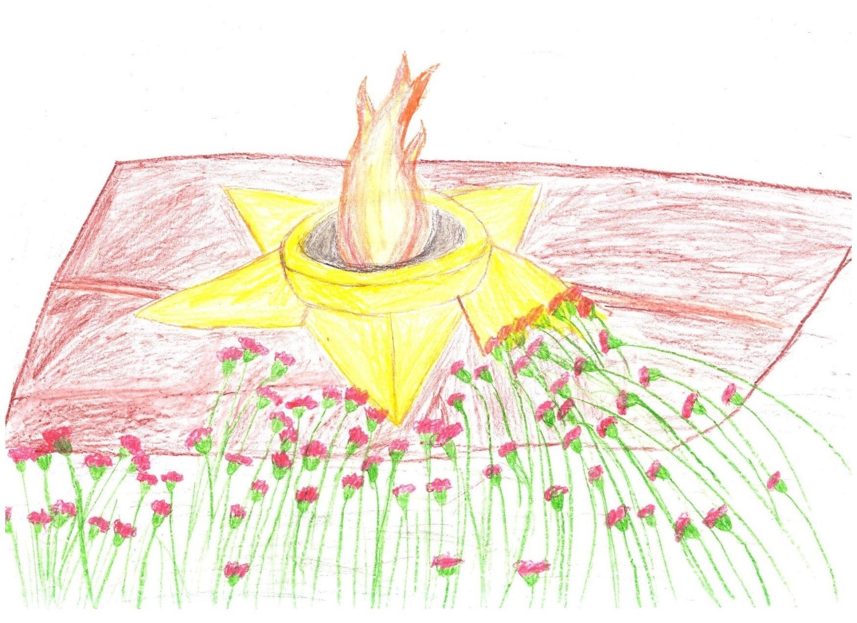 Рисунок вечного огня карандашом для срисовки. Вечный огонь рисунок. Вечный огонь рисунок для детей. Рисунок вечный огонь для детей 6 лет. Вечный огонь картинки для детей рисунки.